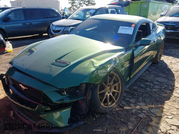 2022 Ford Mustang GT with VIN 1FA6P8CF3N5118113, listed as a IAAI auction lot 41686064 with 62,258 mi miles and . Bid and sale history available at DreamBid. Image 6.