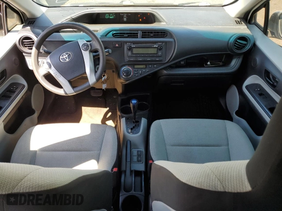 2012 Toyota Prius One with VIN JTDKDTB3XC1027761, listed as a Copart auction lot 45088405 with 95,378 mi miles and Salvage Title. Bid and sale history available at DreamBid. Image 8.