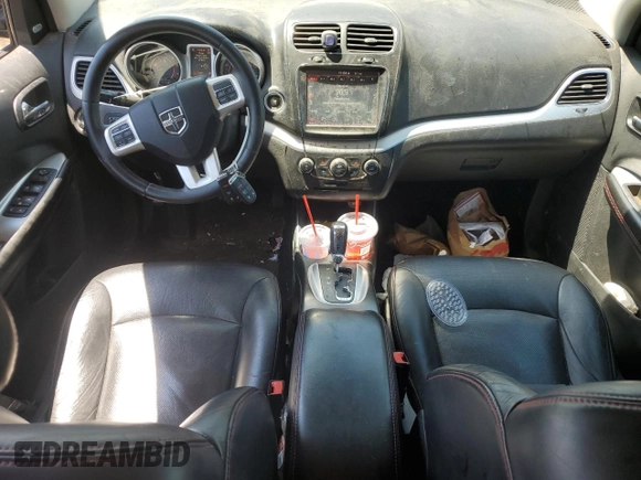 2015 Dodge Journey R/T z VIN 3C4PDDEG5FT740400, wystawiony jako Copart lot #57029715 z przebiegiem 110 192 mil mil oraz Czysty tytuł • Clean title. Historia ofert i sprzedaży dostępna na DreamBid. Obrazek 8.
