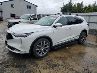 2022 Acura MDX Technology z VIN 5J8YE1H49NL034950, wystawiony jako Copart lot #58582305 z przebiegiem 35 448 mil mil oraz Szkoda całkowita • Salvage title. Historia ofert i sprzedaży dostępna na DreamBid. Obrazek 1.