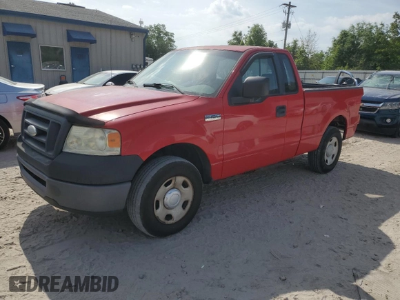 2007 Ford F-150 XL with VIN 1FTRF12247NA44414, listed as a Copart auction lot 53447705 with 144,243 mi miles and Salvage Title. Bid and sale history available at carsss.com. Image 1.