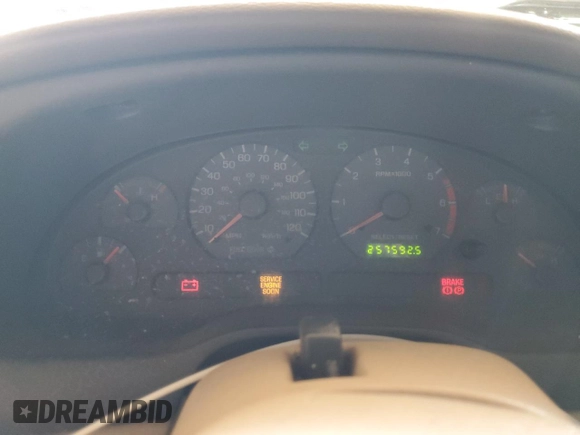 2004 Ford Mustang Standard with VIN 1FAFP40474F113842, listed as a Copart auction lot 49839455 with 257,592 mi miles and Salvage Title. Bid and sale history available at carsss.com. Image 9.