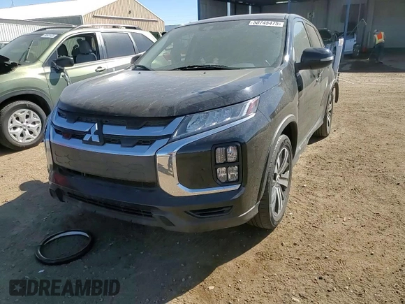 2022 Mitsubishi Outlander Sport ES with VIN JA4ARUAU7NU003460, listed as a Copart auction lot 50745475 with 78,692 mi miles and Salvage Title. Bid and sale history available at carsss.com. Image 12.