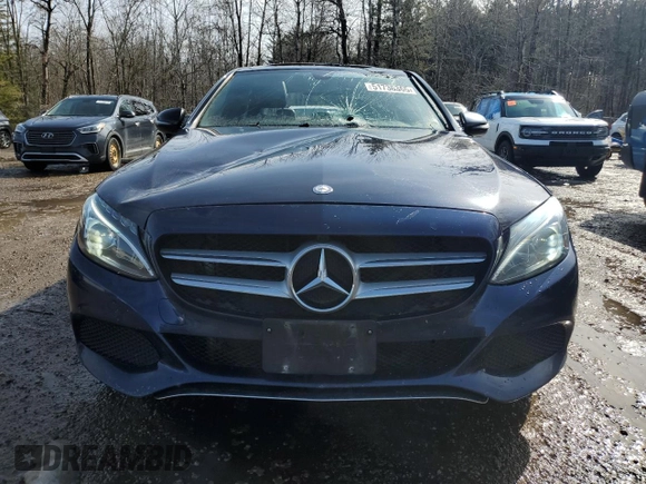 2017 Mercedes-Benz C 300 with VIN 55SWF4KB0HU184138, listed as a Copart auction lot 51736365 with 164,744 mi miles and Clean title. Bid and sale history available at DreamBid. Image 5.