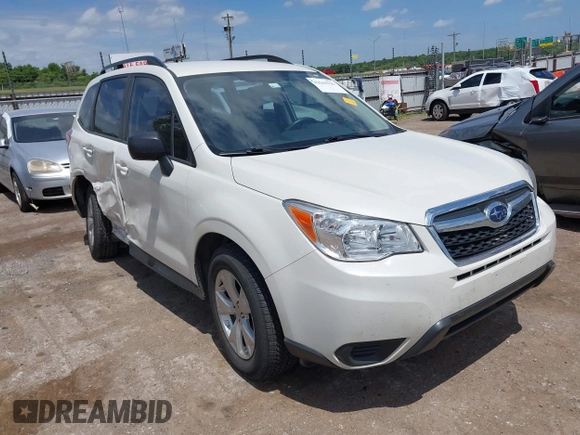 2016 Subaru Forester 2.5i with VIN JF2SJABC6GH469285, listed as a IAAI auction lot 42560320 with 59,876 mi miles and . Bid and sale history available at DreamBid. Image 1.