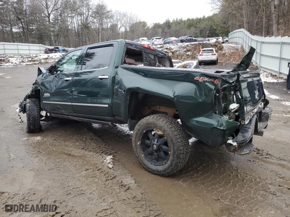 2015 Chevrolet Silverado 1500 High Country with VIN 3GCUKTEJ7FG493940, listed as a Copart auction lot 82347324 with 0 mi miles and Salvage Title. Bid and sale history available at carsss.com. Image 2.