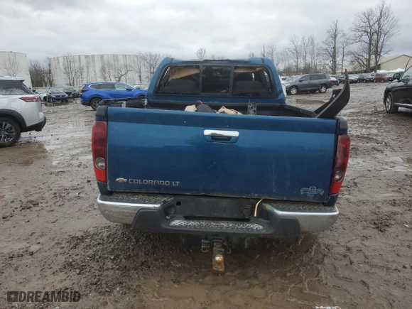 2012 Chevrolet Colorado LT w/2LT with VIN 1GCHTDFE7C8151864, listed as a Copart auction lot 84805394 with 0 mi miles and Salvage Title. Bid and sale history available at carsss.com. Image 6.