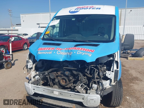 2017 Ford Transit with VIN 1FTYE1CM4HKB06427, listed as a IAAI auction lot 40597787 with 206,386 mi miles and . Bid and sale history available at DreamBid. Image 13.