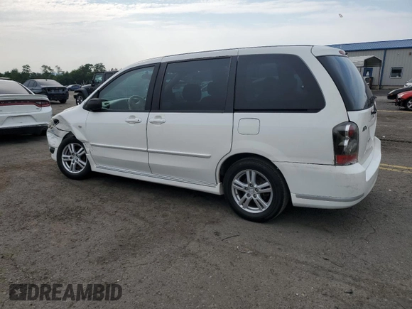 2004 Mazda MPV LX with VIN JM3LW28A040512021, listed as a Copart auction lot 78724224 with 100,109 mi miles and Salvage Title. Bid and sale history available at carsss.com. Image 2.