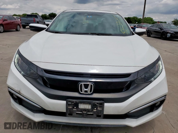 2019 Honda Civic EX z VIN 19XFC1F39KE011159, wystawiony jako Copart lot #58637645 z przebiegiem 42 939 mil mil oraz Szkoda całkowita • Salvage title. Historia ofert i sprzedaży dostępna na DreamBid. Obrazek 5.