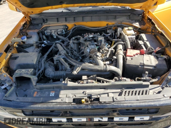 2022 Ford Bronco with VIN 1FMEE5BP6NLB66152, listed as a Copart auction lot 76822374 with 43,884 mi miles and Salvage title. Bid and sale history available at DreamBid. Image 11.