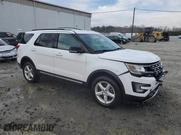 2017 Ford Explorer XLT with VIN 1FM5K8D8XHGD47476, listed as a Copart auction lot 50155845 with 80,763 mi miles and Salvage Title. Bid and sale history available at DreamBid. Image 4.