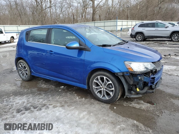 2017 Chevrolet Sonic LT with VIN 1G1JD6SB3H4101671, listed as a Copart auction lot 42578155 with 86,855 mi miles and Salvage Title. Bid and sale history available at carsss.com. Image 4.
