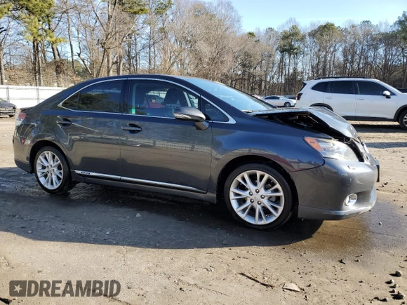2010 Lexus HS 250h with VIN JTHBB1BA2A2000391, listed as a Copart auction lot 42598355 with 149,008 mi miles and Salvage Title. Bid and sale history available at DreamBid. Image 4.