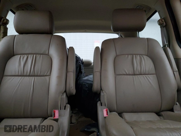 2003 Kia Sedona LX with VIN KNDUP131036440504, listed as a Copart auction lot 45048015 with 75,507 mi miles and Salvage Title. Bid and sale history available at carsss.com. Image 10.