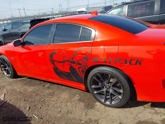 2020 Dodge Charger Scat Pack with VIN 2C3CDXGJ9LH135751, listed as a IAAI auction lot 41661561 with 38,162 mi miles. Bid and sale history available at carsss.com. Image 14.