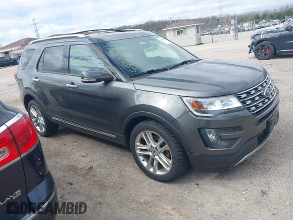 2016 Ford Explorer Limited with VIN 1FM5K8F89GGA06436, listed as a IAAI auction lot 42098933 with 215,526 mi miles. Bid and sale history available at carsss.com. Image 1.