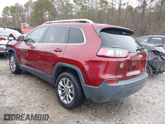2019 Jeep Cherokee Latitude Plus with VIN 1C4PJLLBXKD278488, listed as a IAAI auction lot 41750218 with 83,203 mi miles. Bid and sale history available at carsss.com. Image 3.