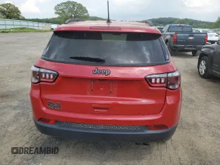 2021 Jeep Compass 80th Anniversary with VIN 3C4NJDEBXMT532899, listed as a Copart auction lot 55304905 with 44,299 mi miles and Salvage title. Bid and sale history available at DreamBid. Image 6.