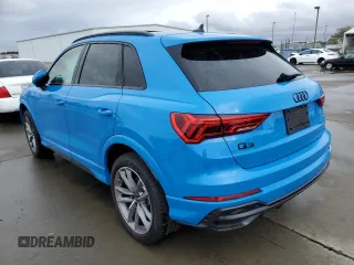 2022 Audi Q3 S line Premium Plus with VIN WA1EECF37N1127463, listed as a Copart auction lot 65860472 with 94 mi miles. Bid and sale history available at carsss.com. Image 3.