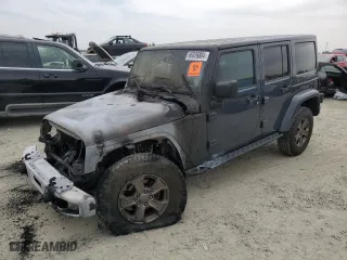 2018 Jeep Wrangler JK Unlimited Sport S with VIN 1C4BJWDG1JL871201, listed as a Copart auction lot 66026884 with 0 mi miles and Non Repairable. Bid and sale history available at carsss.com. Image 1.