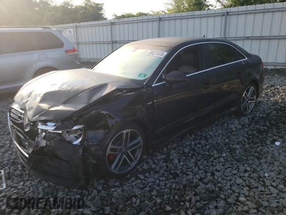 2018 Audi A3 Sedan Premium Plus with VIN WAUJ8GFF7J1025343, listed as a Copart auction lot 58823323 with 64,103 mi miles. Bid and sale history available at carsss.com. Image 1.