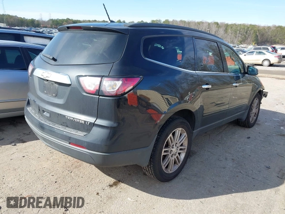 2015 Chevrolet Traverse LT with VIN 1GNKVGKD1FJ176665, listed as a IAAI auction lot 41586723 with 170,644 mi miles and . Bid and sale history available at DreamBid. Image 4.