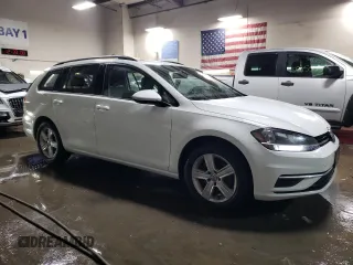 2018 Volkswagen Golf SportWagen S with VIN 3VWD17AU4JM761649, listed as a Copart auction lot 46171765 with 38,628 mi miles and Salvage Title. Bid and sale history available at carsss.com. Image 4.