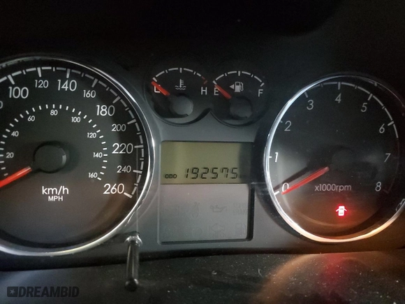 2007 Hyundai Tiburon GS with VIN KMHHM65D37U260350, listed as a Copart auction lot 83442484 with 192,575 mi miles and Salvage Title. Bid and sale history available at carsss.com. Image 9.