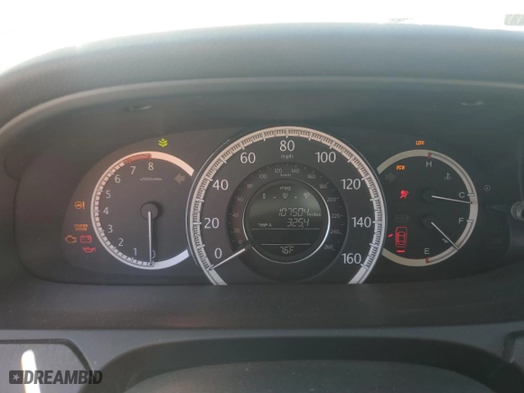 2014 Honda Accord Sedan EX-L with VIN 1HGCR3F82EA018777, listed as a Copart auction lot 48299665 with 107,504 mi miles and Salvage Title. Bid and sale history available at carsss.com. Image 9.