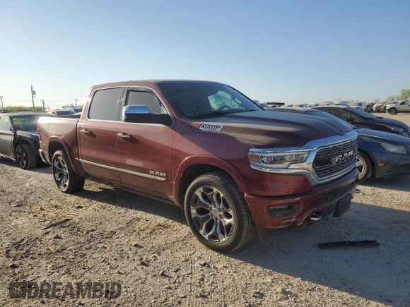 2019 Ram 1500 Limited with VIN 1C6SRFHT4KN588126, listed as a Copart auction lot 48947455 with 145,773 mi miles and Clean title. Bid and sale history available at DreamBid. Image 4.