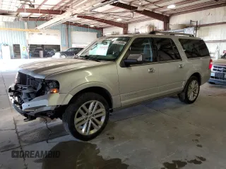 2017 Ford Expedition Max Platinum z VIN 1FMJK1MT8HEA37770, wystawiony jako Copart lot #52758495 z przebiegiem 252 859 mil mil oraz Szkoda całkowita • Salvage title. Historia ofert i sprzedaży dostępna na DreamBid. Obrazek 1.