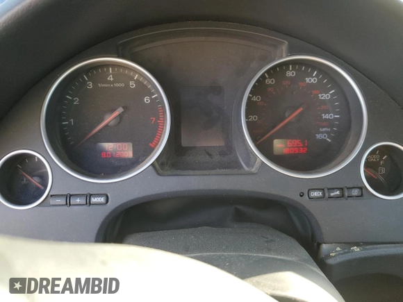 2005 Audi A4 3.0L with VIN WAUDT48H05K008439, listed as a Copart auction lot 45581385 with 180,932 mi miles and Salvage Title. Bid and sale history available at carsss.com. Image 9.