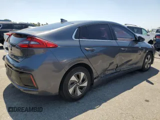 2017 Hyundai Ioniq SEL with VIN KMHC75LC5HU036729, listed as a Copart auction lot 58550855 with 183,866 mi miles and Salvage title. Bid and sale history available at DreamBid. Image 3.