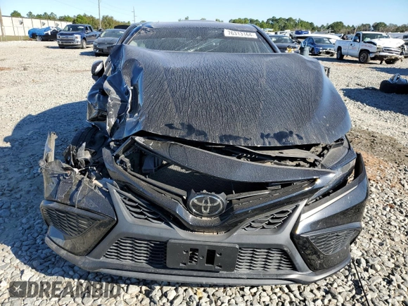 2022 Toyota Camry SE with VIN 4T1T11AK2NU044707, listed as a Copart auction lot 76313164 with 21,938 mi miles and Salvage Title. Bid and sale history available at DreamBid. Image 5.