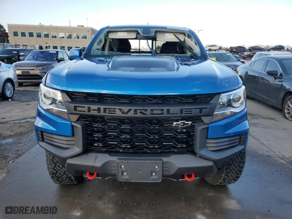 2022 Chevrolet Colorado 4WD ZR2 with VIN 1GCGTEEN7N1322272, listed as a Copart auction lot 48326175 with 13,997 mi miles and Salvage Title. Bid and sale history available at carsss.com. Image 5.