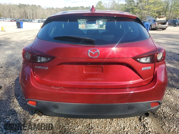 2016 Mazda 3 i Touring with VIN 3MZBM1M74GM238626, listed as a Copart auction lot 49166215 with 92,343 mi miles and Salvage Title. Bid and sale history available at DreamBid. Image 6.
