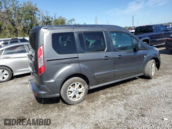 2015 Ford Transit Connect XLT with VIN NM0AE8F75F1174705, listed as a Copart auction lot 42344885 with 295,821 mi miles and Clean title. Bid and sale history available at DreamBid. Image 3.