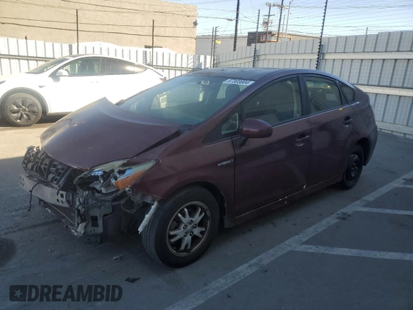 2011 Toyota Prius I with VIN JTDKN3DU4B1475642, listed as a Copart auction lot 87303004 with 326,164 mi miles and Salvage Title. Bid and sale history available at carsss.com. Image 1.