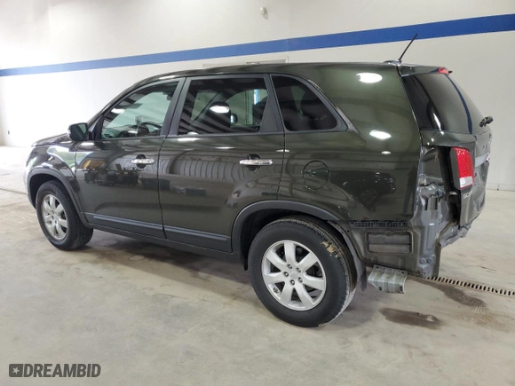 2012 Kia Sorento LX with VIN 5XYKT3A11CG196828, listed as a Copart auction lot 52381905 with 133,073 mi miles and Salvage Title. Bid and sale history available at carsss.com. Image 2.