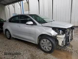 2020 Kia Rio S with VIN 3KPA24ADXLE298706, listed as a Copart auction lot 47620455 with 61,274 mi miles and Salvage Title. Bid and sale history available at DreamBid. Image 4.