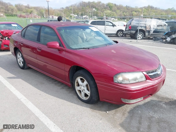2005 Chevrolet Impala LS with VIN 2G1WH52K359267539, listed as a IAAI auction lot 41985141 with 1 mi miles. Bid and sale history available at carsss.com. Image 1.
