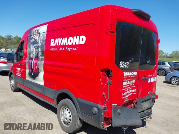 2020 Ford Transit with VIN 1FTBW2CGXLKA16243, listed as a IAAI auction lot 42005727 with 94,342 mi miles and . Bid and sale history available at carsss.com. Image 3.