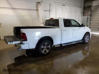 2013 Ram 1500 Sport with VIN 1C6RR7HT6DS713605, listed as a Copart auction lot 57573934 with 164,038 mi miles and Salvage Title. Bid and sale history available at carsss.com. Image 3.