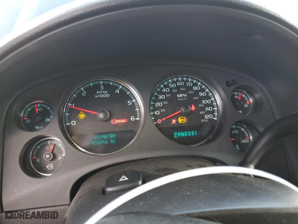 2007 Chevrolet Suburban LTZ with VIN 3GNFC16047G312771, listed as a Copart auction lot 47737985 with 458,046 mi miles and Salvage Title. Bid and sale history available at carsss.com. Image 9.
