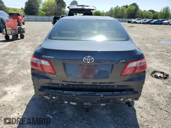 2009 Toyota Camry with VIN 4T1BE46K69U293656, listed as a Copart auction lot 52242285 with 389,893 mi miles and Salvage Title. Bid and sale history available at DreamBid. Image 6.