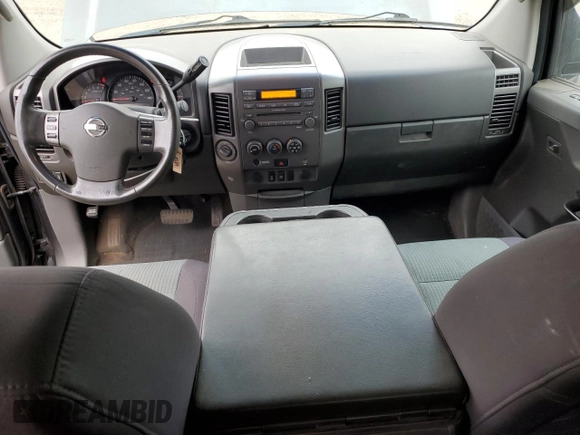 2007 Nissan Titan SE with VIN 1N6AA07B87N201924, listed as a Copart auction lot 60361425 with 167,659 mi miles and Salvage title. Bid and sale history available at DreamBid. Image 8.