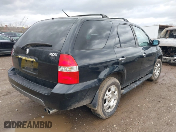 2001 Acura MDX with VIN 2HNYD18261H512842, listed as a IAAI auction lot 41730568 with 1 mi miles. Bid and sale history available at carsss.com. Image 4.