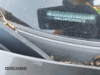 2016 Nissan Altima S z VIN 1N4AL3AP5GN304212, wystawiony jako IAAI lot #42268073 z przebiegiem Nie podano mil oraz . Historia ofert i sprzedaży dostępna na DreamBid. Obrazek 9.