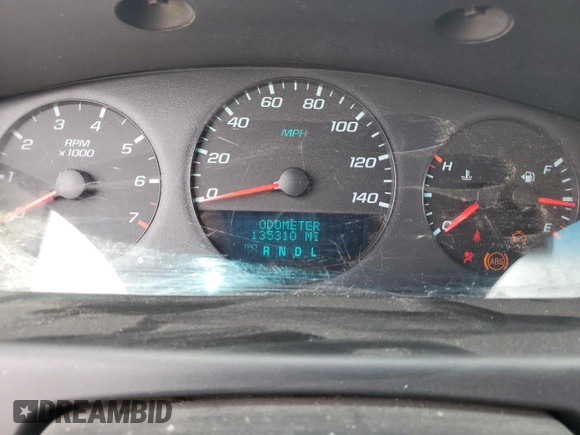 2012 Chevrolet Impala LS Fleet with VIN 2G1WF5E37C1327280, listed as a Copart auction lot 59036775 with 135,310 mi miles and Salvage title. Bid and sale history available at DreamBid. Image 9.